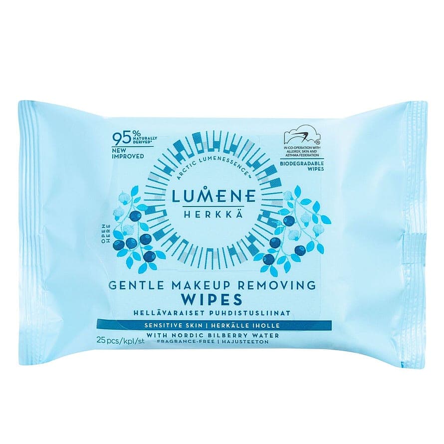 Gentle Makeup Removing Wipes 25 pcs