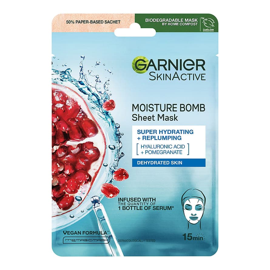 SkinActive Moisture Bomb Super Hydrating & Replumping Sheet Mask