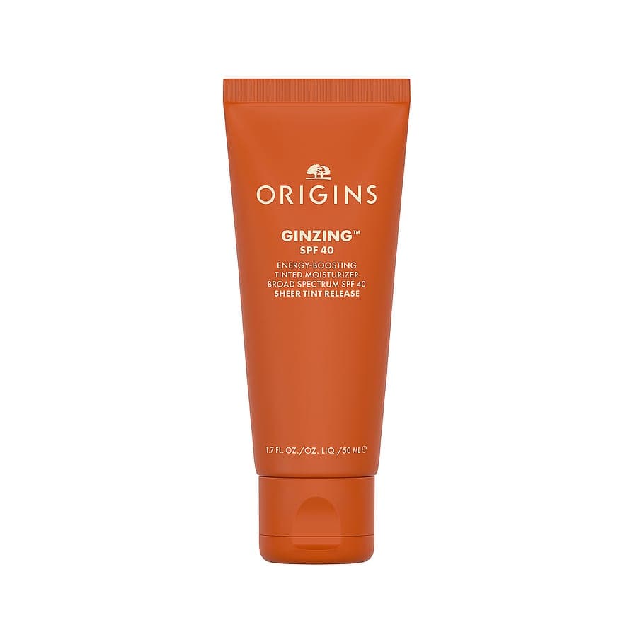 GinZing SPF 40 Energy-Boosting Tinted Moisturizing Face Cream Light to Medium Skintone