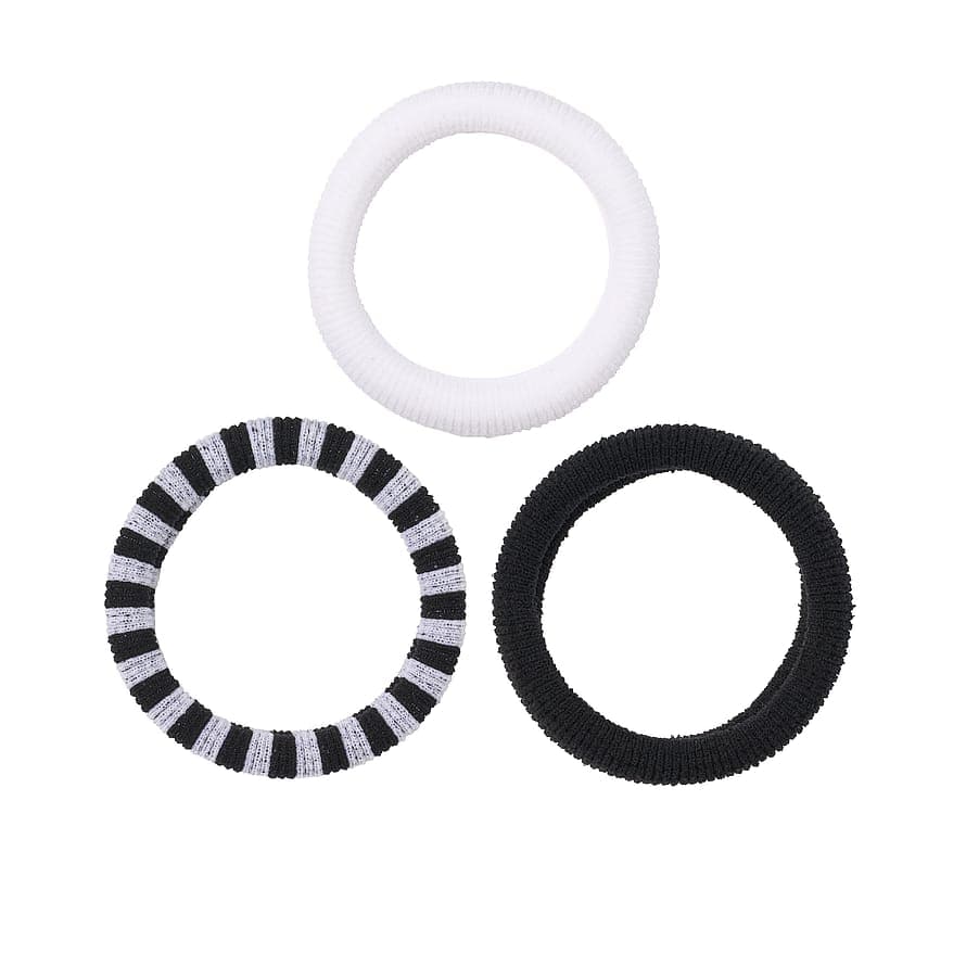 Soft Stretch Ties 3-pack Black