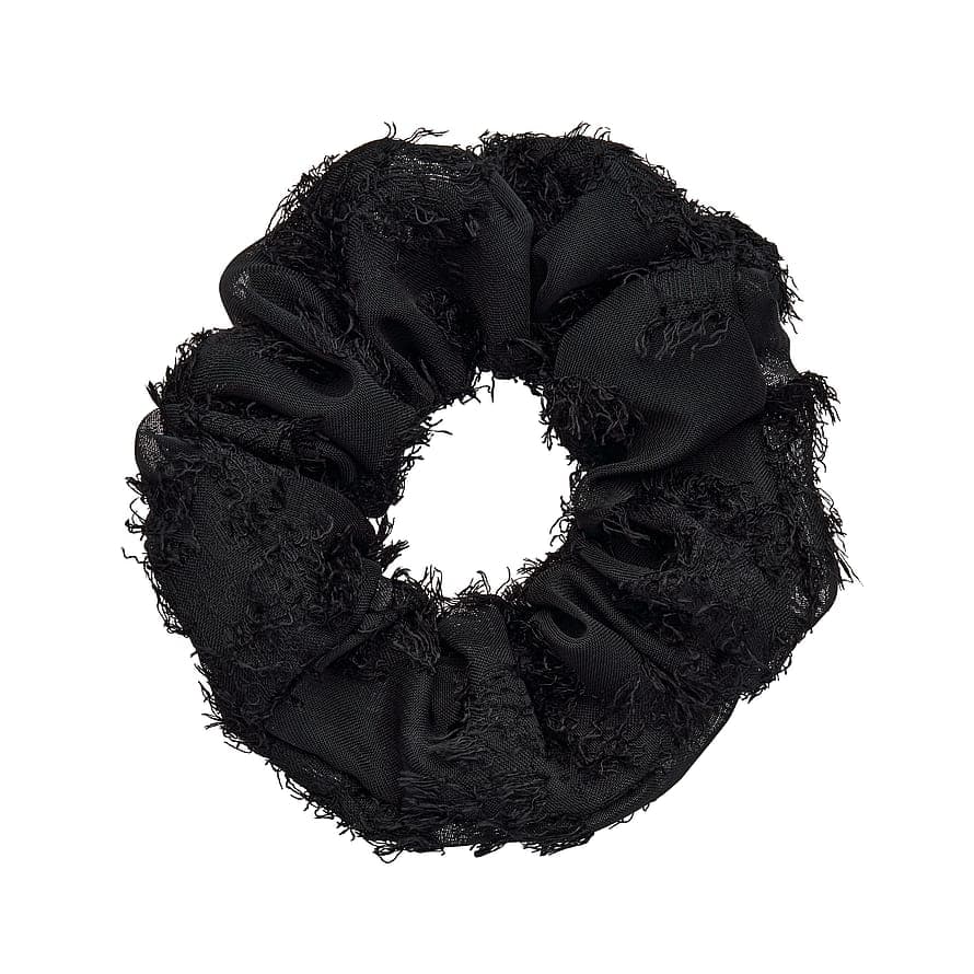 Scrunchie Black Black