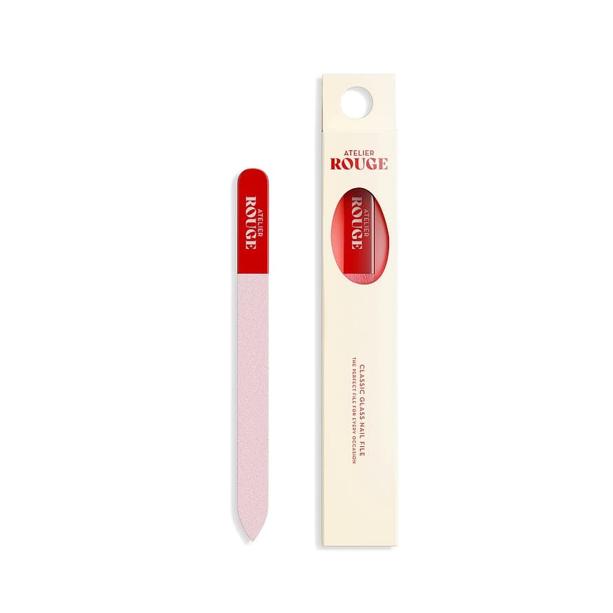 Classic Glass Nail File Red/Pink Classic Glass Nail File Red/Pink