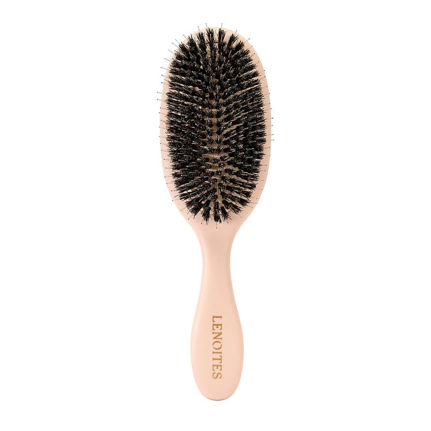Wild Boar Hair Brush with Cleaning Tool Blush