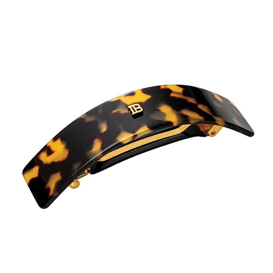 Cellulose Acetate Barrette Pour Cheveux Large Large Tortoise Shell