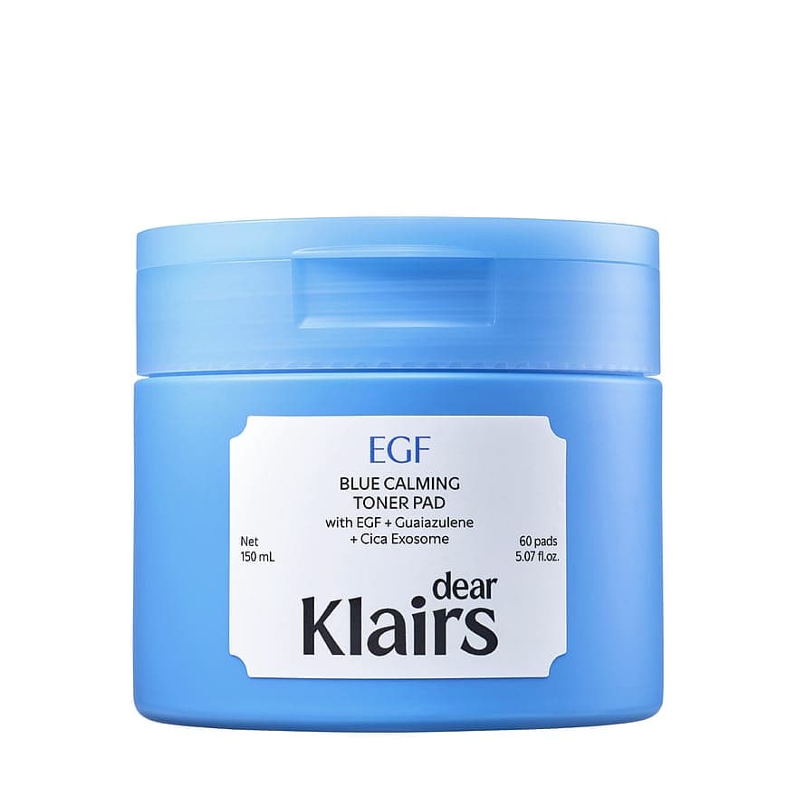 EGF Blue Calming Toner Pad 60 pcs
