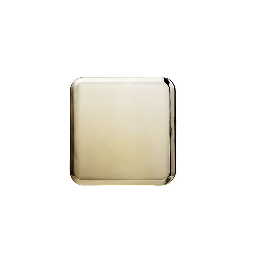 Double Sided Compact Mirror Gold