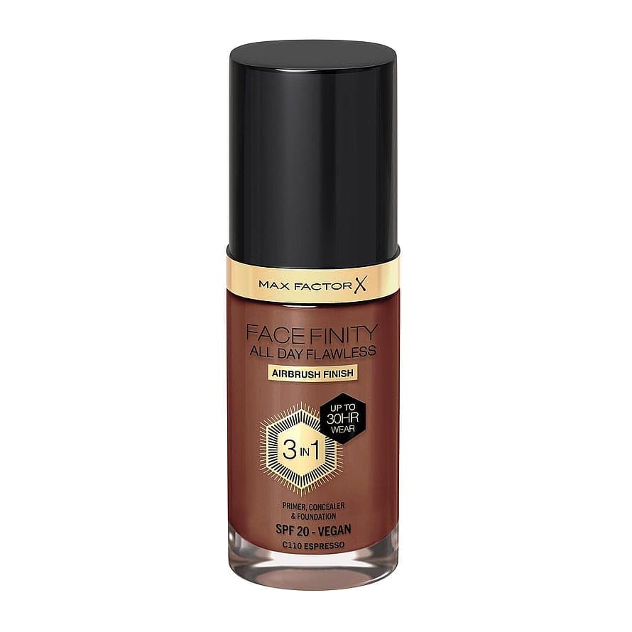 Facefinity All Day Flawless 3-In-1 Foundation C110 Espresso