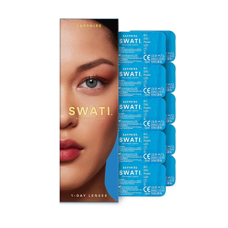 Coloured Lenses Sapphire 1-Day Lenses