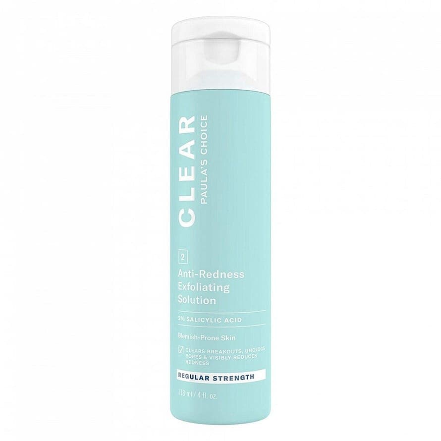 Clear Regular Strength Anti-Redness Exfoliating Solution 2% Salicylic Acid 118 ml