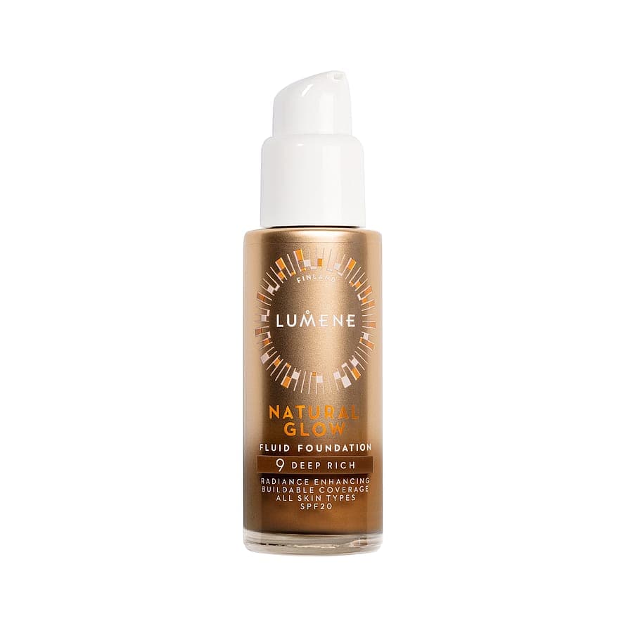 Natural Glow Fluid Foundation 9 Deep Rich