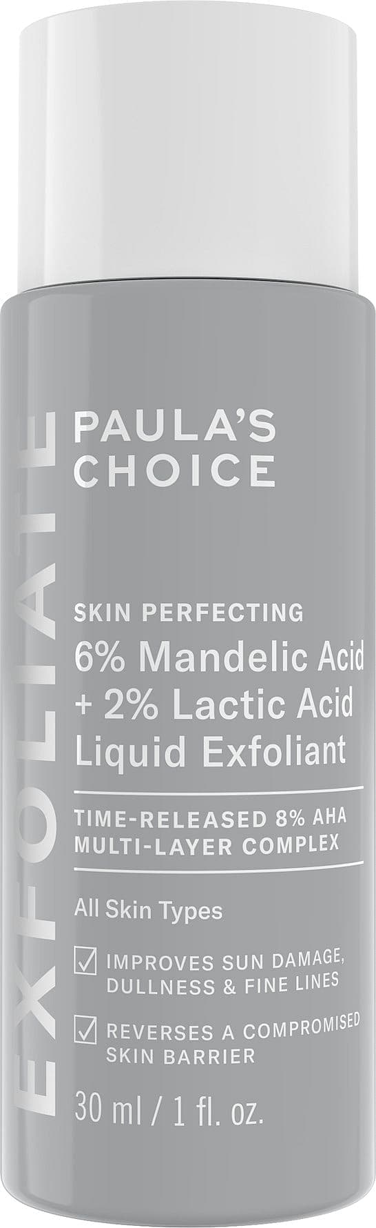 Skin Perfecting 6% Mandelic Acid + 2% Lactic Acid Liquid Exfoliant 30 ml