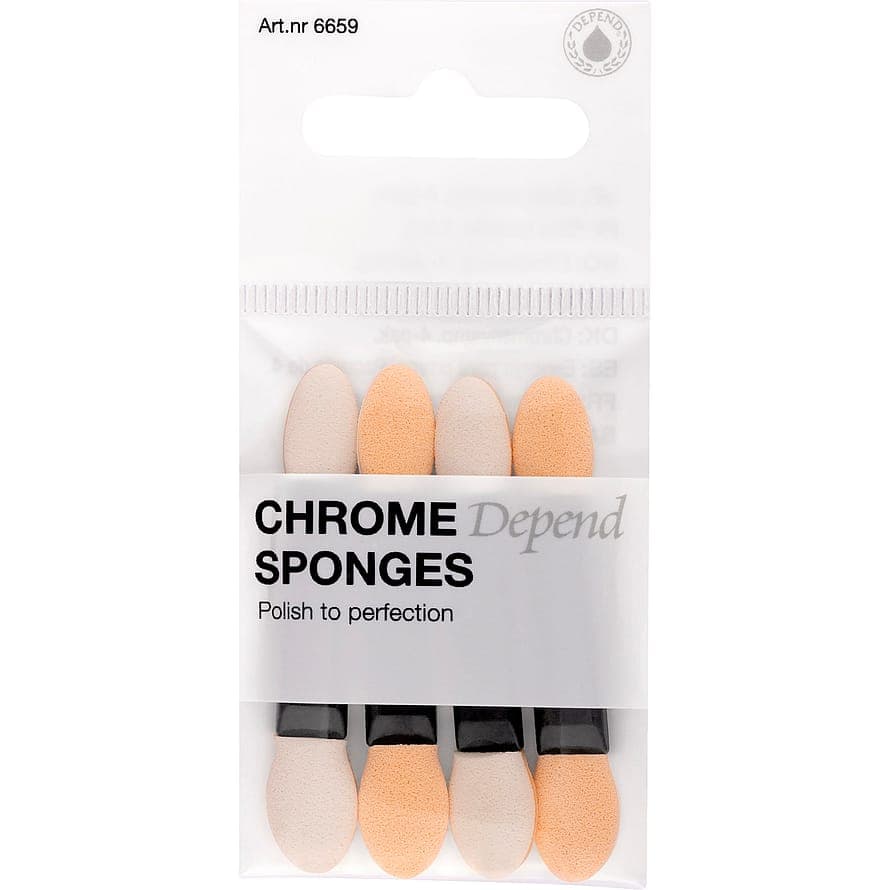 Chrome Sponges 4-pack Nail Decoration