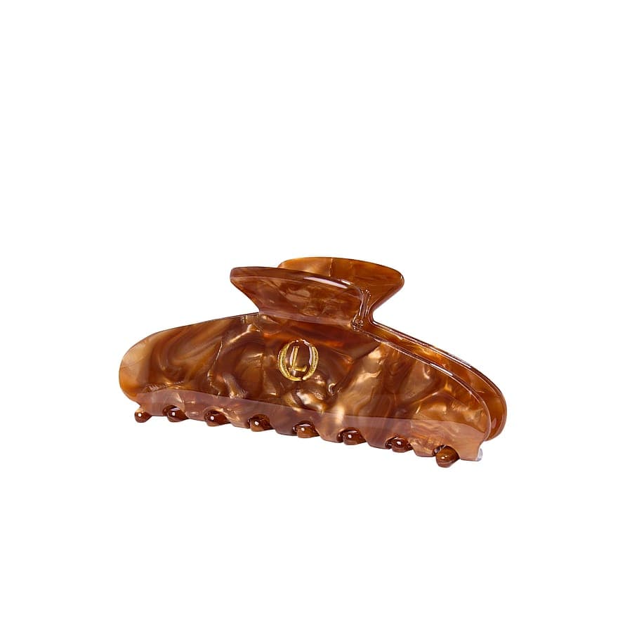 Claw Clip Medium Cocoa Brown