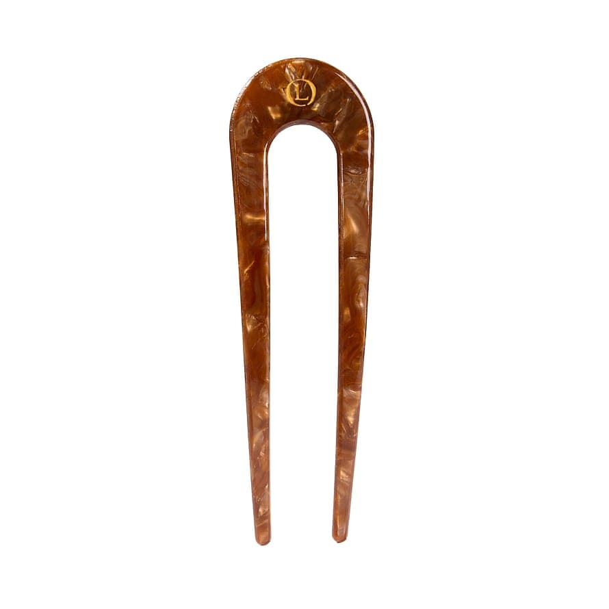 French Hair Pin Cocoa Brown