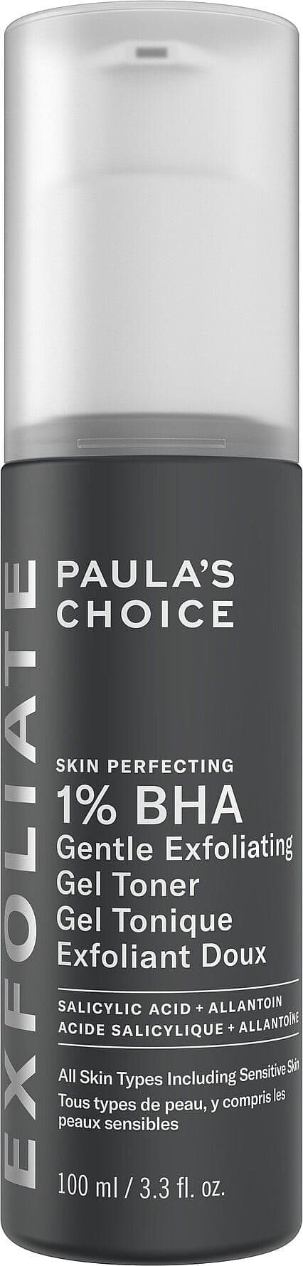 1% BHA Gentle Exfoliating Gel Toner Face Peeling 100 ml