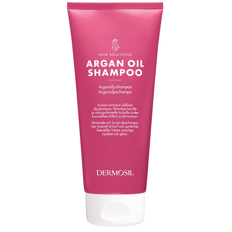 Arganöljyshampoo - ravitseva öljyshampoo kaikille hiustyypeille, arganöljy palauttaa kiillon ja elinvoiman