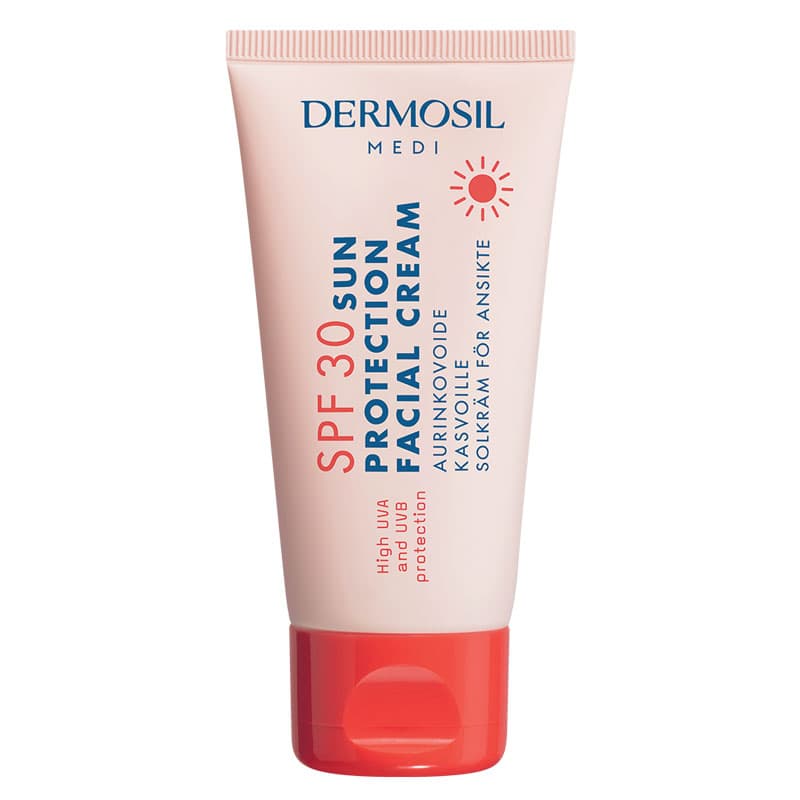 Aurinkovoide Kasvoille SPF 30 - Kevyt, vedenkestävä voide, UVA/UVB-suoja, raikas ja luonnollinen tunne