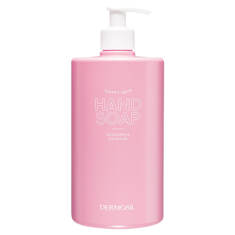 Happy Skin Käsisaippua - Kotimainen käsisaippua vesimelonin ja punaisten marjojen tuoksulla, 750 ml jättipakkaus