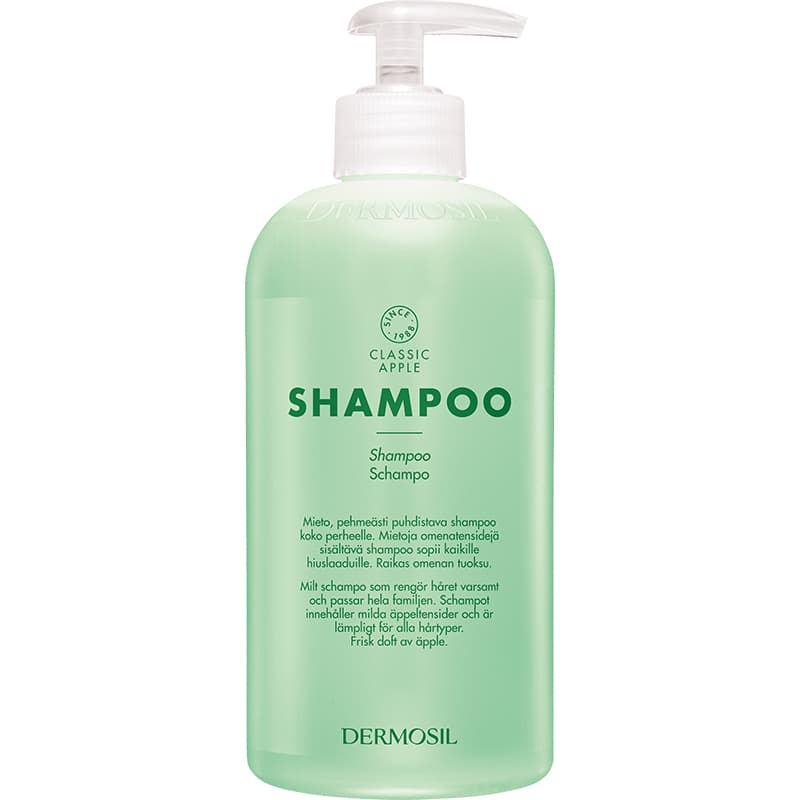 Apple shampoo - vihreän omenan tuoksuinen shampoo koko perheelle, hellävarainen ja tehokas puhdistus