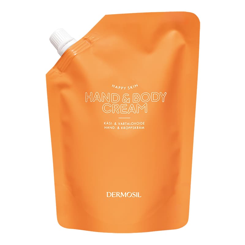 Happy Skin Käsi- & Vartalovoide - Täyteläinen voide käsille ja vartalolle, helposti levittyvä ja hyväntuoksuinen