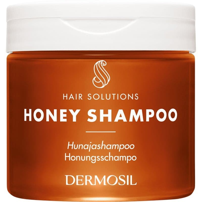 Hunajashampoo - Ravitseva shampoo kuiville, vaurioituneille ja käsitellyille hiuksille