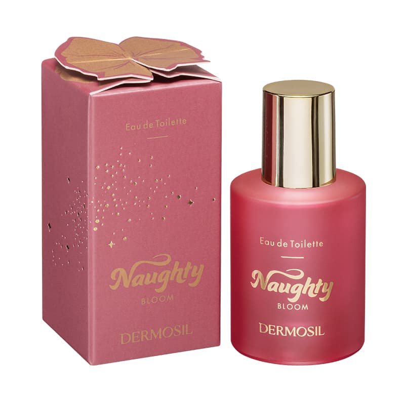 Eau de Toilette Naughty Bloom - Ihoystävällinen hajuvesi, joka pysyy iholla pitkään