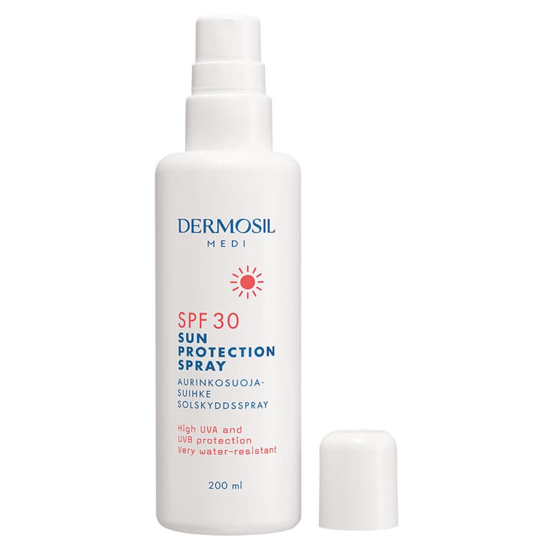 Aurinkosuojasuihke SPF 30 - SPF 30, Erittäin vedenkestävä, Helposti levittyvä suihke