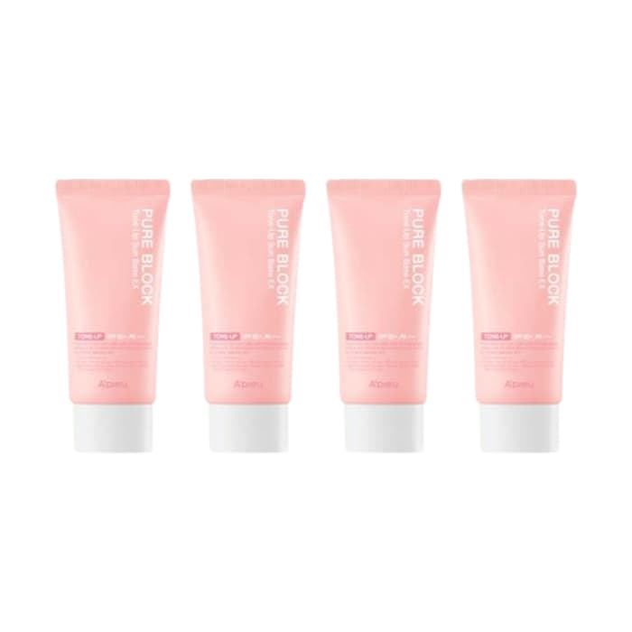 A'PIEU - Pure Block Tone-up Sun Base SPF50+ PA+++ - 50ml (4ea) Set