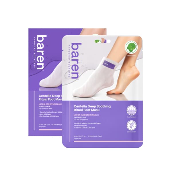 Baren - Centella Deep Soothing Ritual Foot Mask - 3 pairs
