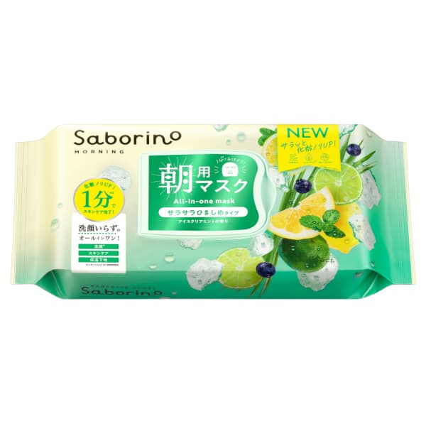 BCL - Saborino Eye Sheet Ice Clear Mint (Smooth and Firming Type) - 28pieces