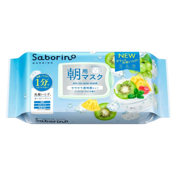 BCL - Saborino Morning Sheet Minty Yogurt (Smooth and Transparent Type) - 28pieces