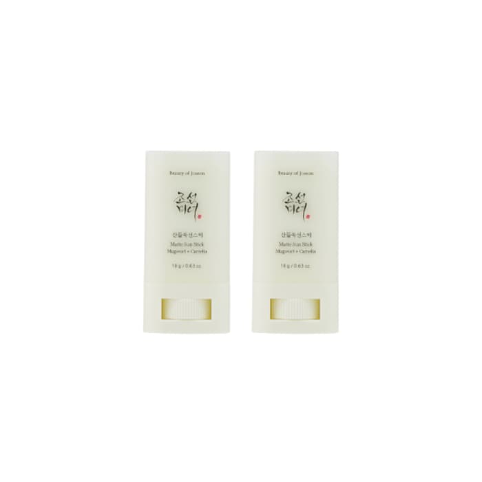 BEAUTY OF JOSEON - Matte Sun Stick : Mugwort + Camelia SPF50 PA++++ - 18g (2ea) Set