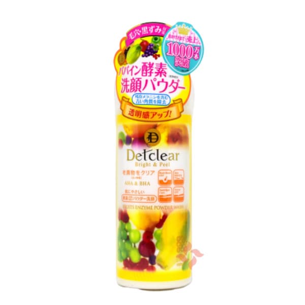 Meishoku Brilliant Colors- MEISHOKU - DETCLEAR Bright & Peel Fruit Enzyme Powder Wash - 75g