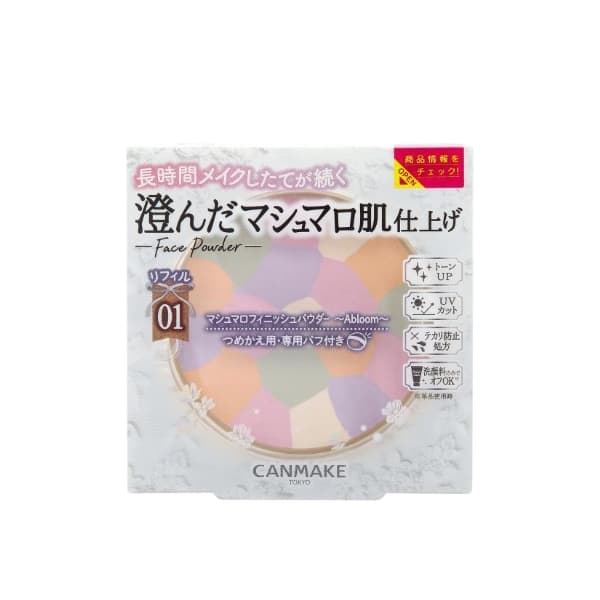 CANMAKE - Marshmallow Finish Powder Abloom Refill SPF19 PA++ - 5g - 01 Dearest Bouquet