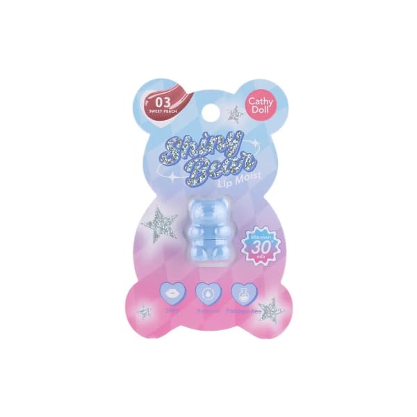 Cathy Doll - Shiny Bear Lip Moist - 1.1g - 03 Sweet Peach