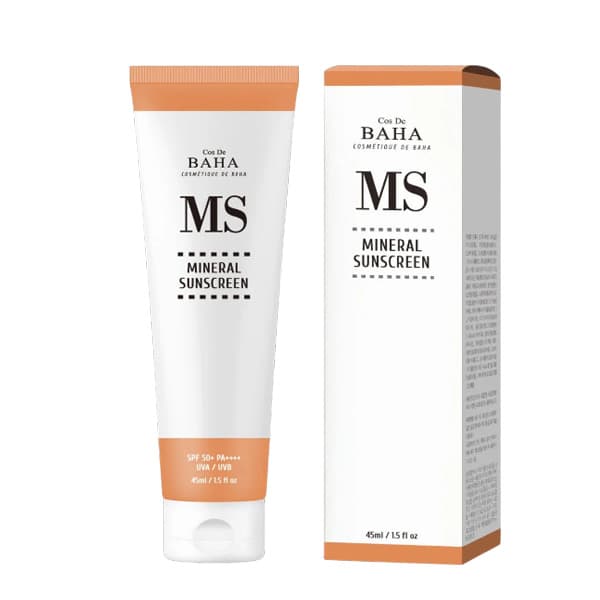 Cos De BAHA - Mineral Sunscreen SPF50+ PA++++ (MS) - 45ml