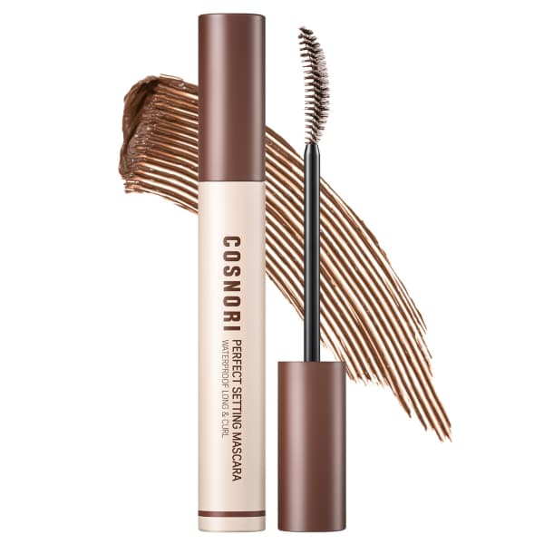 COSNORI - Perfect Setting Waterproof Mascara Long & Curl - 7ml - 02 Cozy Brown