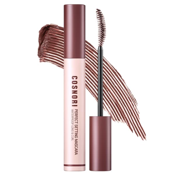COSNORI - Perfect Setting Waterproof Mascara Long & Curl - 7ml - 03 Rosy Brown