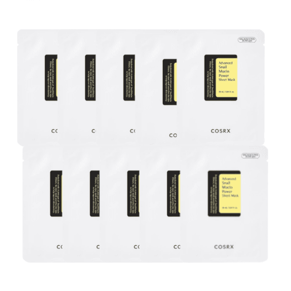 COSRX - Advanced Snail Mucin Power Essence Sheet Mask - 10pcs