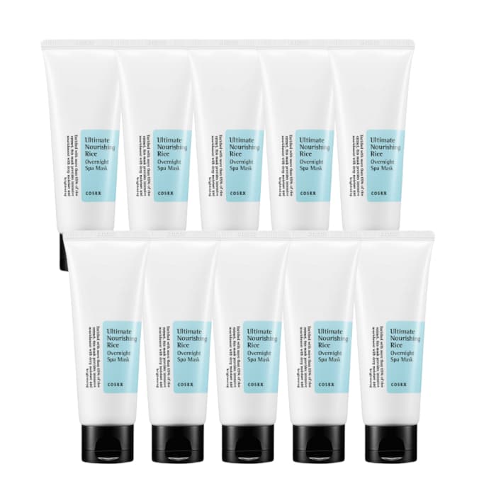 COSRX Ultimate Nourishing Rice Overnight Spa Mask - 60ml (10ea) Set