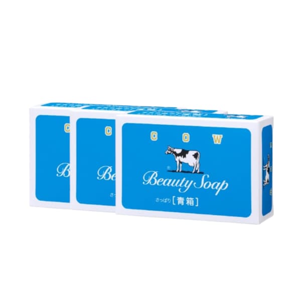 COW soap - Beauty Soap Blue Box - 3 pcs - Jasmine