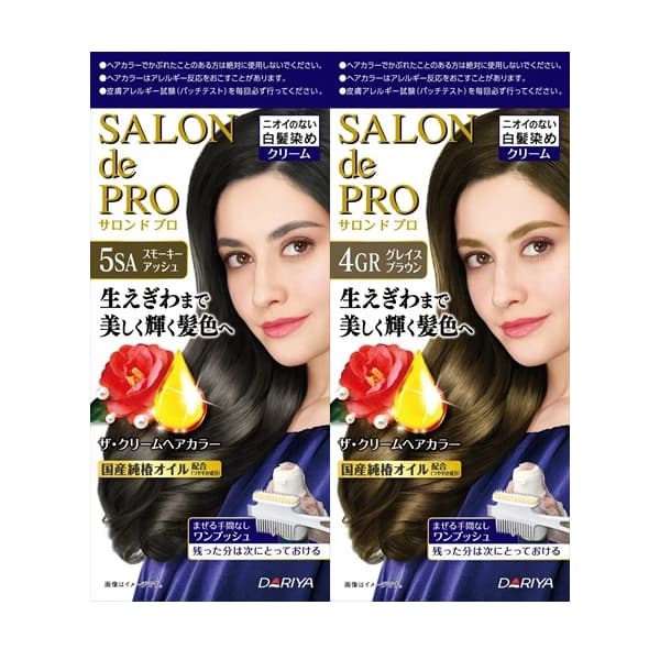 Dariya - Salon De Pro Foam Hair Color Extra Rich - 1 set - 6 Dark Brown