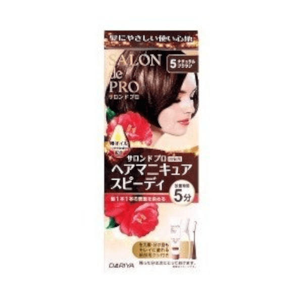 Dariya - Salon De Pro Speedy Hair Manicure - 1box - 5 <Natural Brown>