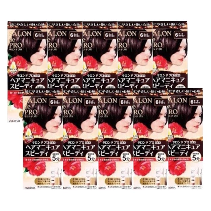 Dariya - Salon De Pro Speedy Hair Manicure - 1box - 6 (10ea) Set
