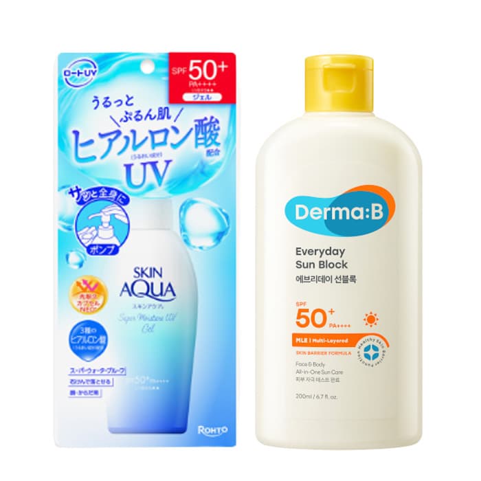 Derma:B x Rohto Mentholatum - Best Sunscreen Set