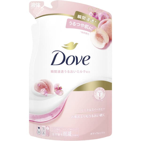 Dove Japan - Peach & Sweet Pea Body Wash Refill - 330g