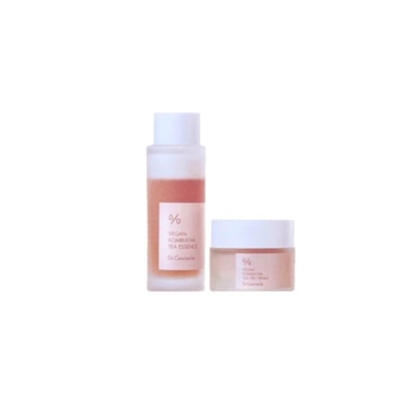 Dr.Ceuracle - Vegan Kombucha Tea Beginning Set (Vegan Kombucha Tea Essence +Vegan Kombucha Tea Gel Cream) - 50ml + 30g