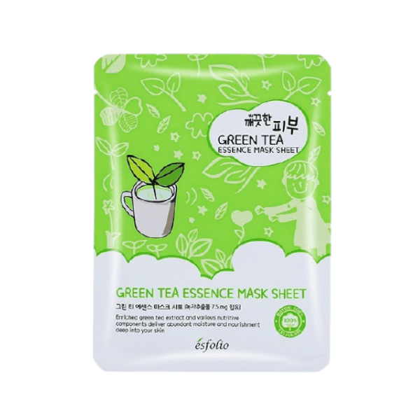 esfolio - Pure Skin Essence Mask Sheet - 25ml*1pc - Green Tea