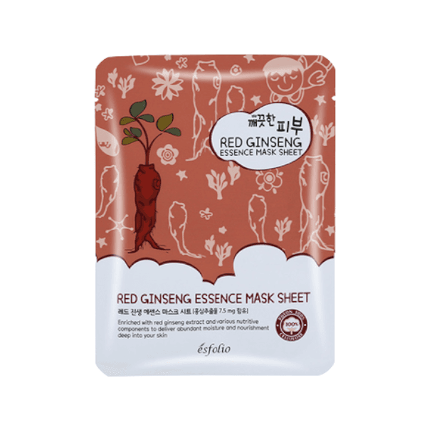 esfolio - Pure Skin Essence Mask Sheet - 25ml*1pc - Red Ginseng