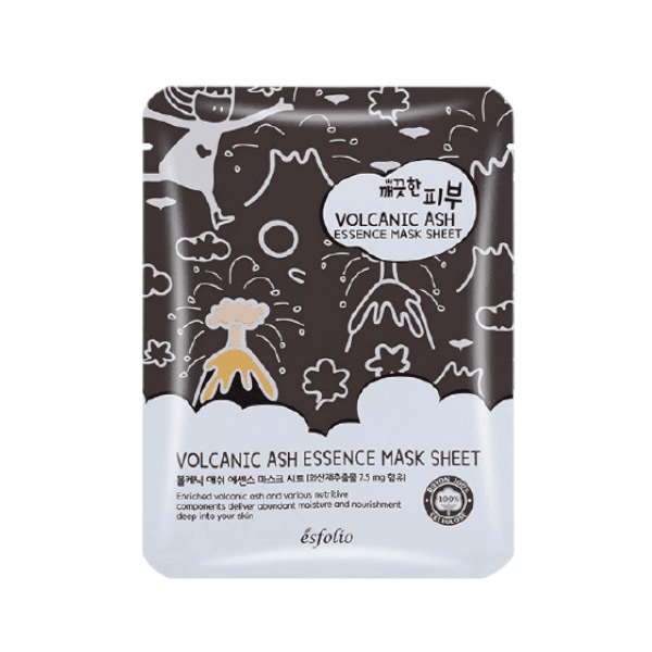 esfolio - Pure Skin Essence Mask Sheet - 25ml*1pc - Volcanic Ash
